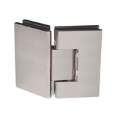 FORGE SHOWER HINGE GLASS TO GLASS 135 Degrees 10mm glass - Brushed Nickel