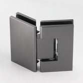 FORGE SHOWER HINGE GLASS TO GLASS 135 Degrees 10mm glass - Gunmetal Grey