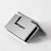 FORGE SHOWER HINGE GLASS TO WALL EXTENDED PLATE 90 Degrees - Chrome