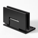 FORGE SHOWER HINGE HEAVY DUTY GLASS TO WALL L-SHAPE 90 Degrees - Matt Black