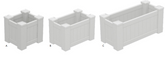 Hampton Style Planter Box UV stable PVC