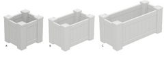 Hampton Style Planter Box UV stable PVC - Image 1