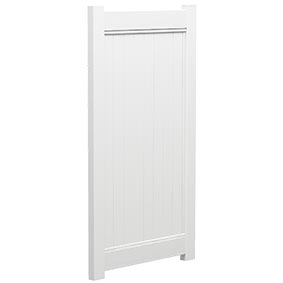 Full privacy gate, Hampton Fence Gate, PVC, 1800 x 1000mm, - Image 1