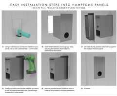 POSTA fence mount letterbox White, Black powder coat or SS316 finishes - Image 4