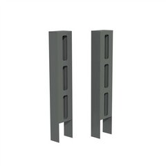 Colorbond Fence Screen topper SIDE FRAMES (Pair of 2) Colorbond Slat Extension,