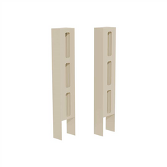 Colorbond Fence Screen topper SIDE FRAMES (Pair of 2) Colorbond Slat Extension,