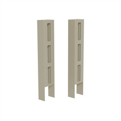 Colorbond Fence Screen topper SIDE FRAMES (Pair of 2) Colorbond Slat Extension,