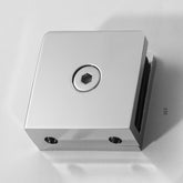 MICRO U BRACKET GLASS TO WALL MECHANICAL FIXING 90 Degrees - Chrome