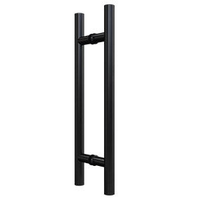 NORSK Double Pull Handle - BLACK or SATIN, 450mm long - Image 1