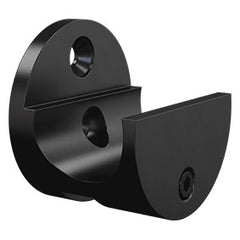 NORSK Wall Mount Rail Clamp - BLACK or SATIN - Image 1
