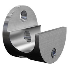 NORSK Wall Mount Rail Clamp - BLACK or SATIN - Image 2