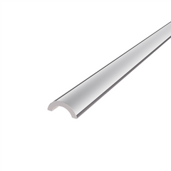 Frameless shower aluminium water bar, floor seal. Gold, White, Black, Chrome,