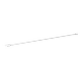 Horizontal shower screen support arm, White