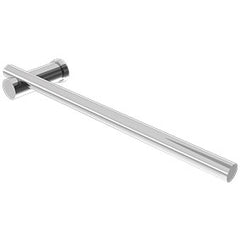 Pillar Hand Towel Rail ROUND PROFILE Chrome, Brushed Gold, Black, White, Satin