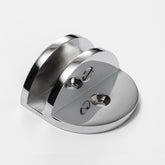 Frameless shower glass U BRACKET WITH HORIZONTAL LEG