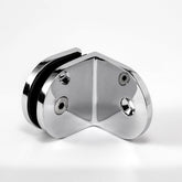 Frameless shower glass BRACKET GLASS TO WALL 90 Degrees