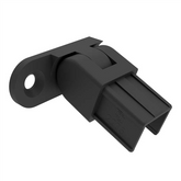 Summit Nanorail 25x21mm wall plate vertical adjustable - Left - Black