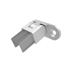 Summit Nanorail 25x21mm wall plate vertical adjustable - Right - Satin