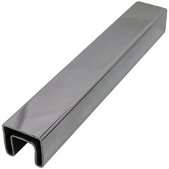 Nanorail Handrail, Stainless Steel, 25 x 21mm, Capping rail