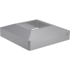 Two part domical cover for 50mm post POWDER COATED ALUMINIUM for 50 x 50mm post - Image 4