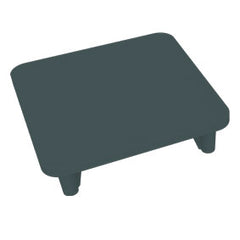 50x50mm post flat top plate POWDER COATED ALUMINIUM - Image 2