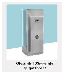 Custom Powder Coated Face mount / Side mount  Pool Fence Spigots, Choose colour, Dulux Range