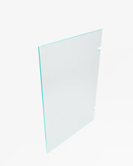 Polaris / Atlantic Glass Pool Fence HINGE Panel, 12mm toughened glass frameless pool fence hinge panel