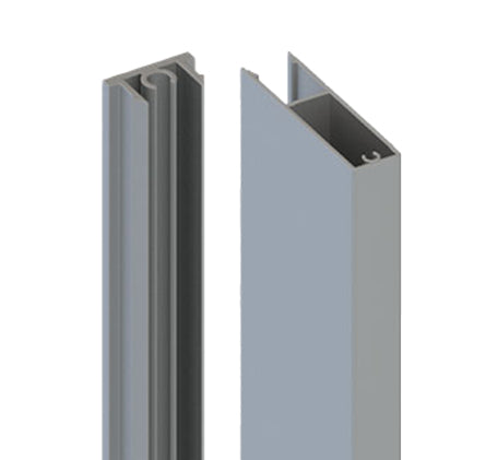 65x17mm Aluminium BATTEN EXTRUSION AND CLIP - Mill