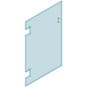 12mm Clear Toughened Heat Soaked Glass - POLARIS PREMIUM Wall/Post GATE - 900mmW x 970mmH