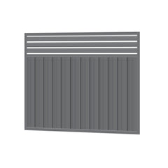 1500mm high x 1720mm Colorbond Breezeway Fencing Gate 100% Australian Made, 2x Sheets, 2x Gate Stiles, 3x Gate Rails, 3x Slats, Screws.