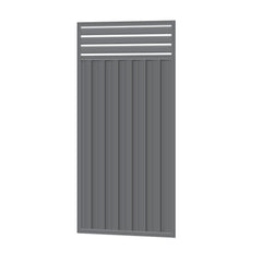 2100mm high Colorbond Breezeway Fencing Gate 100% Australian Made (930mm wide) 1x Sheet, 2x Gate Stiles, 3x Gate Rails, 3x Slats, Screws.