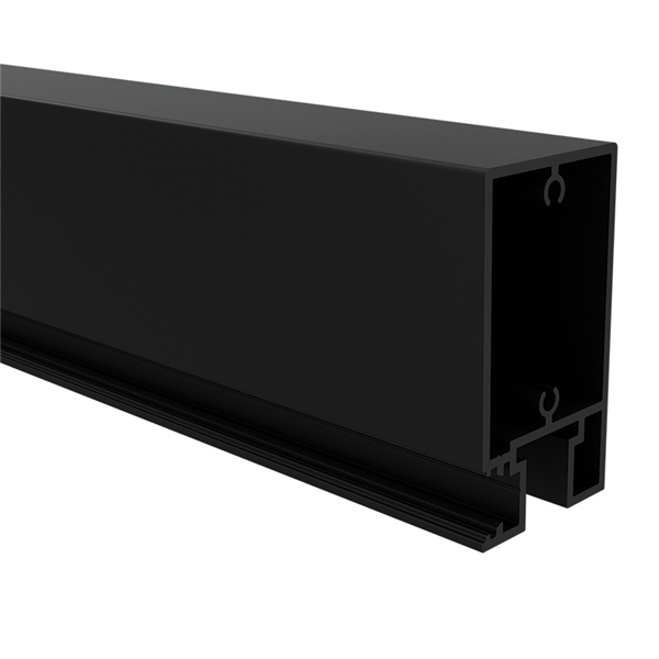 Slatted Gate Top and Bottom Rail, Gate Extrusions 65mm x 50mm Horizontal Gate Rail 4800MM Long