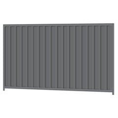 1500mm high x 2400mm Colorbond Fencing Panel 100% Australian Made,  3x Sheets, 2x Posts, 2x Rails, Screws.