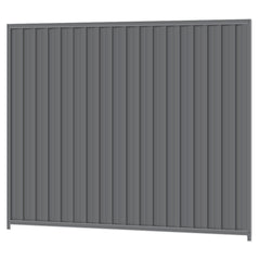 2100mm high x 2400mm Colorbond Fencing Panel 100% Australian Made,  3x Sheets, 2x Posts, 2x Rails, Screws.