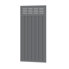 Colorbond Slat FX Gate - 930 x 2100mm 100% Australian Made (930mm wide) 1x Sheet, 2x Stiles, 3x Rails, 1x Infill sheet, Screws.