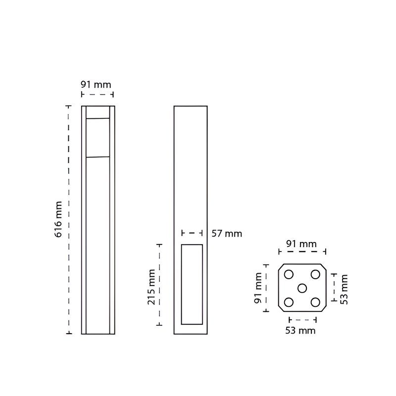 102mm POST BASE PLATE INSERT, 7 year Warranty