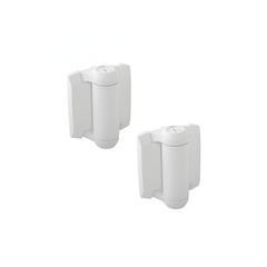 D&D TruClose Std Hinge Pair - White Nylon