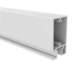 Slatted Gate Top and Bottom Rail, Gate Extrusions 65mm x 50mm Horizontal Gate Rail 4800MM Long