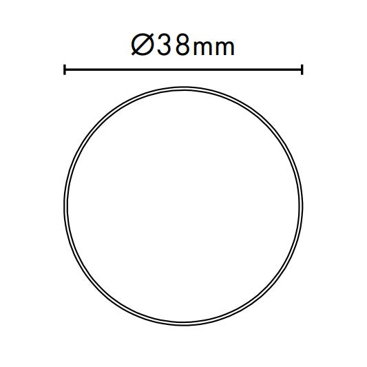 Adjustable Glass Standoff - 38mm Diameter Cap with 30mm Body