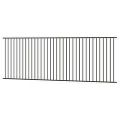 Homesafe Aluminium Flat Top Pool Fence Panel - 3000 x 1200mm WOODLAND GREY