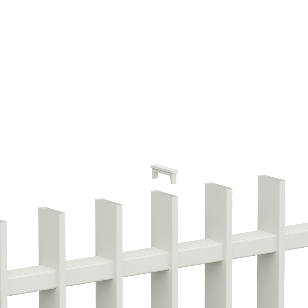 Byron Panel - Designer Aluminium Pool Fence Panel with 50x10mm Blade - 2200 x 1200mm
