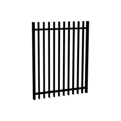 Byron Gate - Designer Aluminium Pool Fence Panel with 50x10mm Blade - 970 x 1200mm