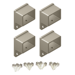 HOMESAFE Flat Top Pool Fencing Brackets - 38 x 25mm Fence Bracket - Raked - Dune