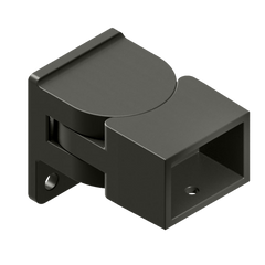 HOMESAFE - 38 x 25 Horizontal Adjustable Fence Bracket - Woodland Grey