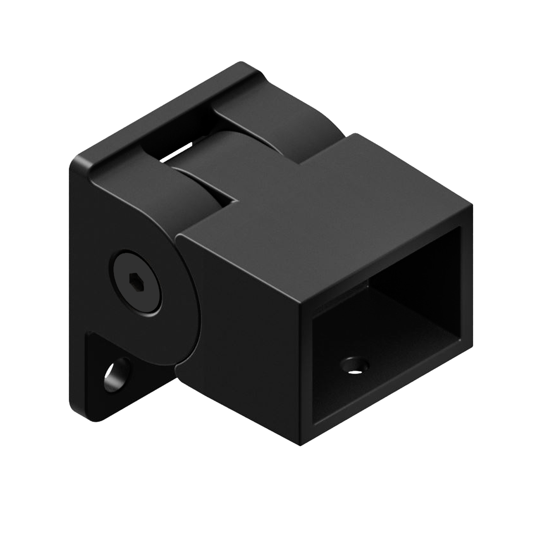 HOMESAFE - 38 x 25 Vertical Adjustable Fence Bracket - Satin Black