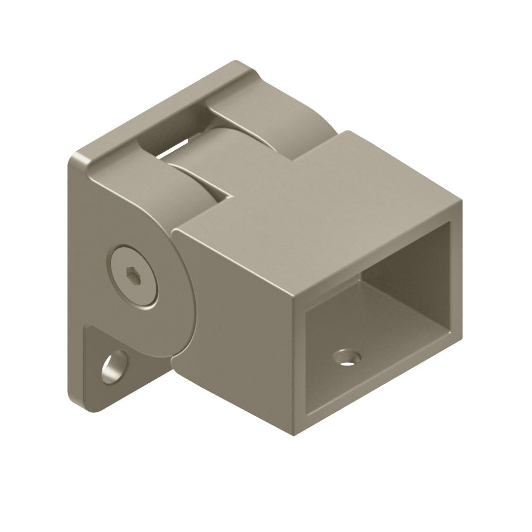 HOMESAFE - 38 x 25 Vertical Adjustable Fence Bracket - Dune