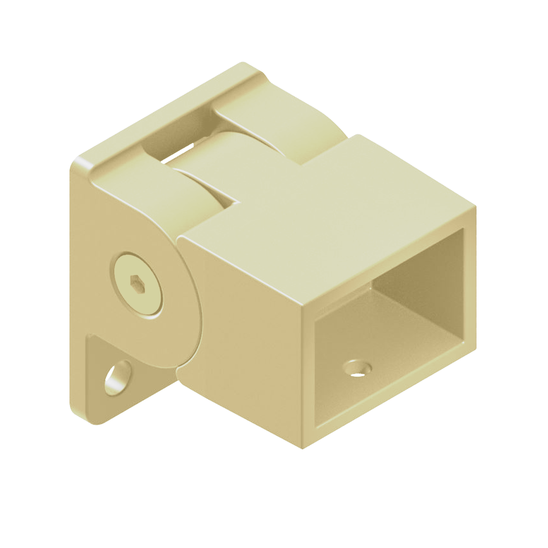 HOMESAFE - 38 x 25 Vertical Adjustable Fence Bracket - Primrose