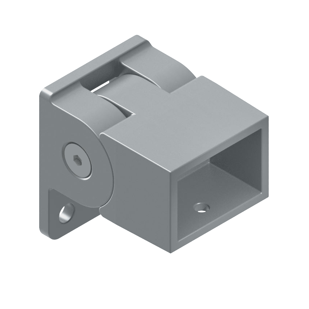 HOMESAFE - 38 x 25 Vertical Adjustable Fence Bracket - Silver