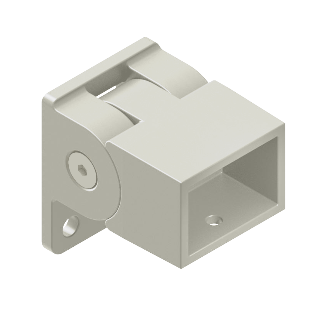 HOMESAFE - 38 x 25 Vertical Adjustable Fence Bracket - Surfmist