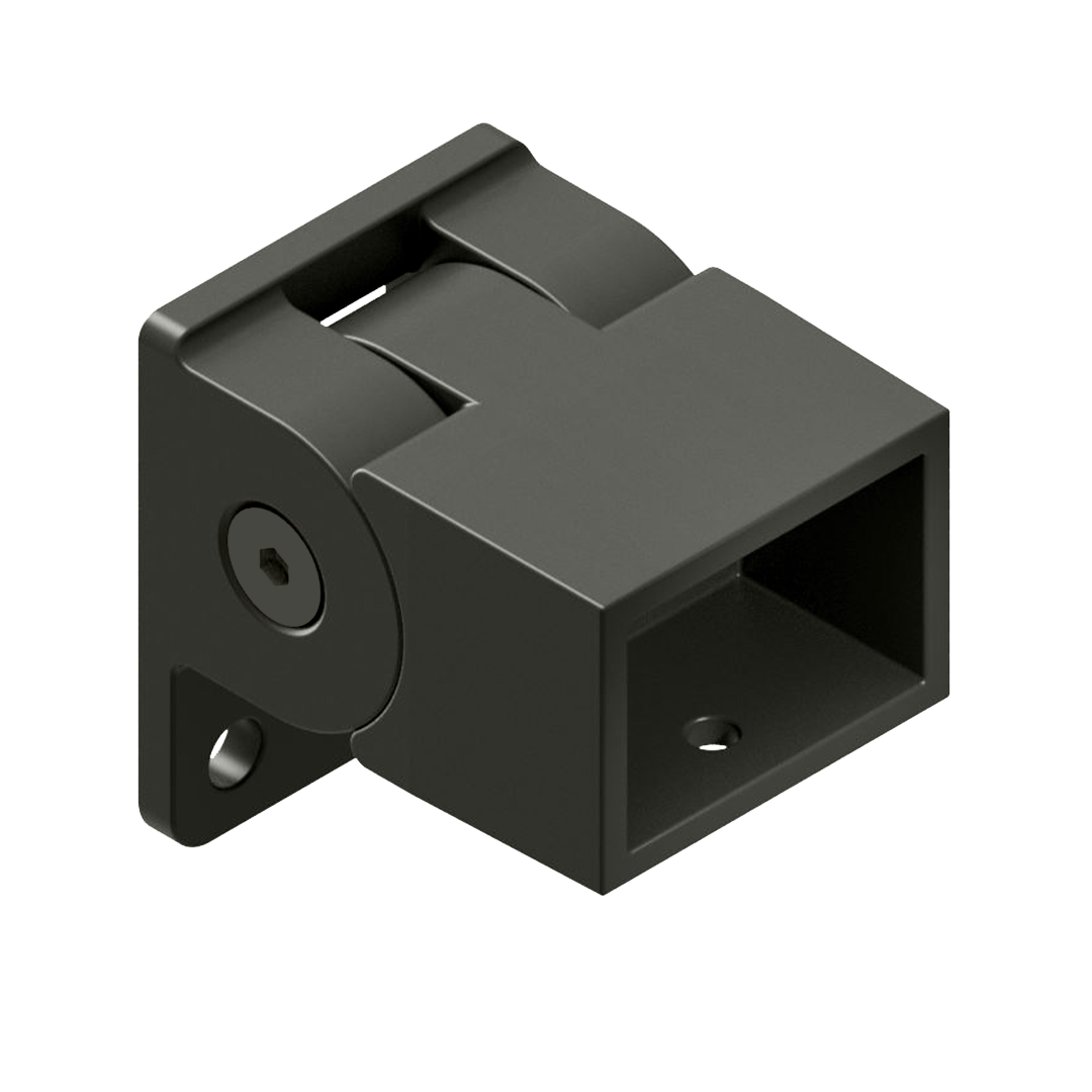 HOMESAFE - 38 x 25 Vertical Adjustable Fence Bracket - Woodland Grey